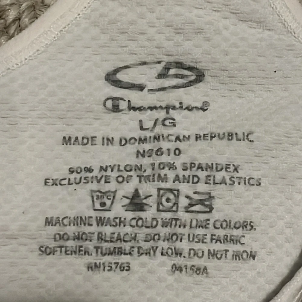 Girls C9 by Champion Athletic White Racerback Sports Bra- Like New Sz L